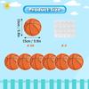 50 PCS Basketball Cutouts for Bulletin Board Decorations, Basketball Paper Cut-Outs for Classroom Bulletin Board School Office Wall Decor Sport Theme