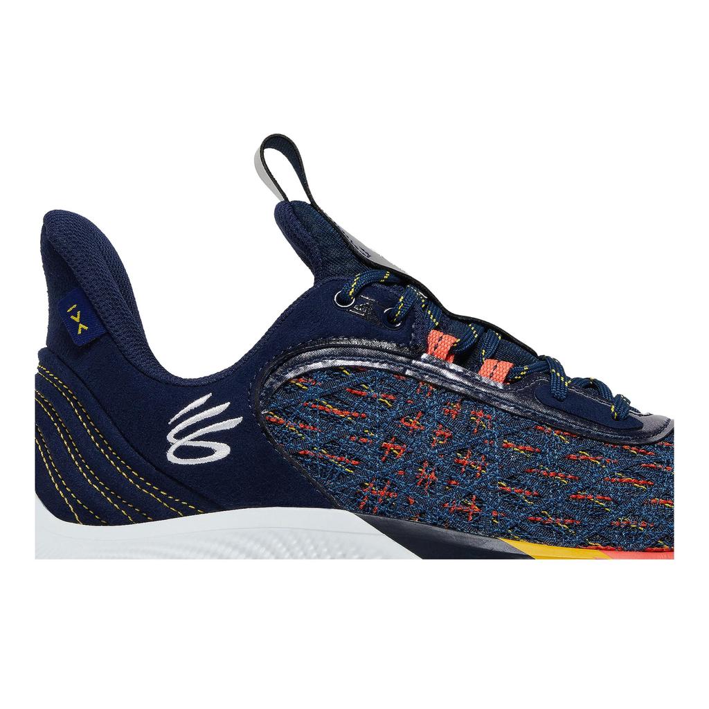 Under Armour Curry Flow 9 'We Believe' (Unisex) Midnight Navy / Orange Basketball Shoes 3025684 406