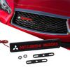 LED Front Hood Grille Emblem Badge Decorative Car Light logo For Mitsubishi outlander Triton L200 ASX Mirage Pajero Eclipse Colt