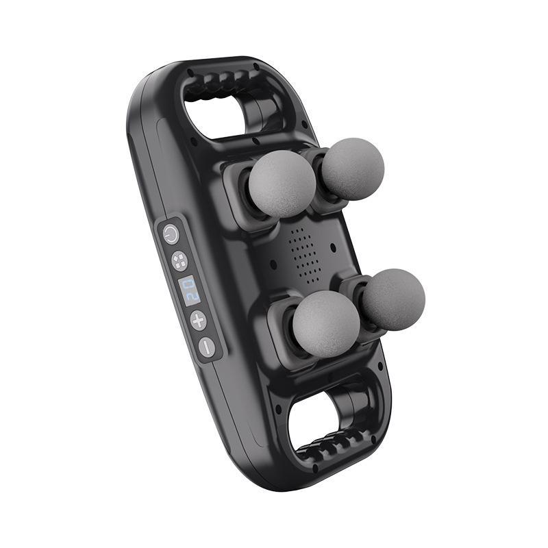 Premium Six-Head Wireless Massage Gun for Muscle Relaxation and High-Frequency Vibration