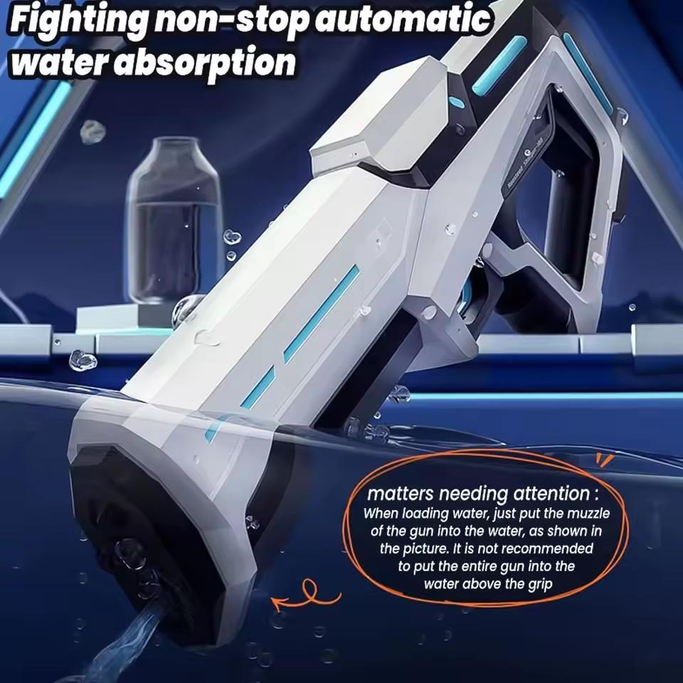 2026new Adult electric water gun, powerful, automatic water absorption, beach summer toy and outdoor activity.