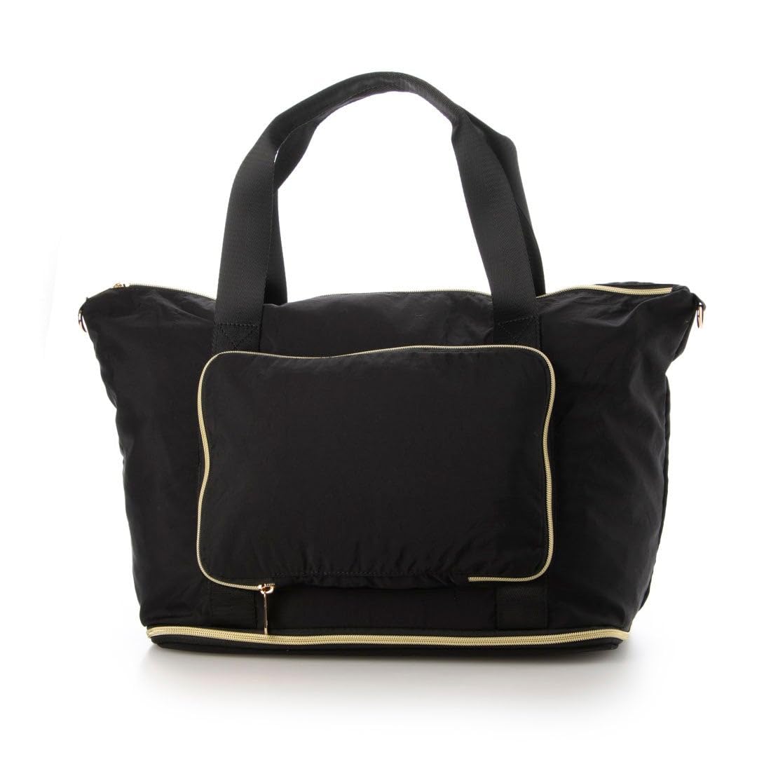 Kashkash Портажная мятая нейлоновая сумка-бостон, 10-00-01530, Женская, Черная