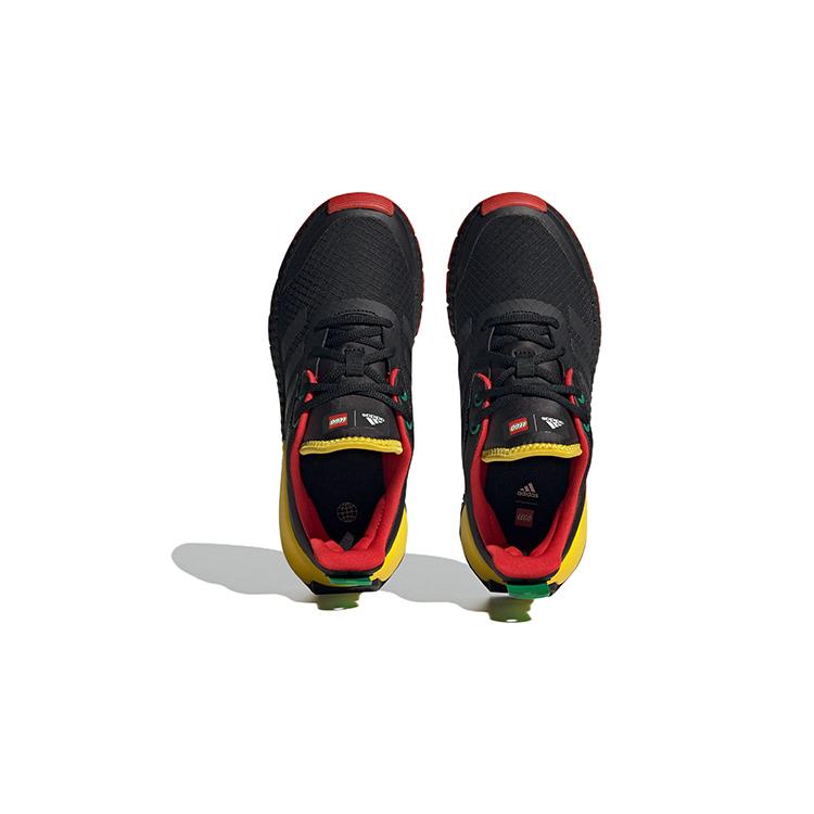 Nové LEGO x Adidas Sport Pro Dna Protiskluzové a Odolné proti Opotřebení Lehké Sportovní Ležérní Boty Černá Červená Žlutá Dětské HQ1313