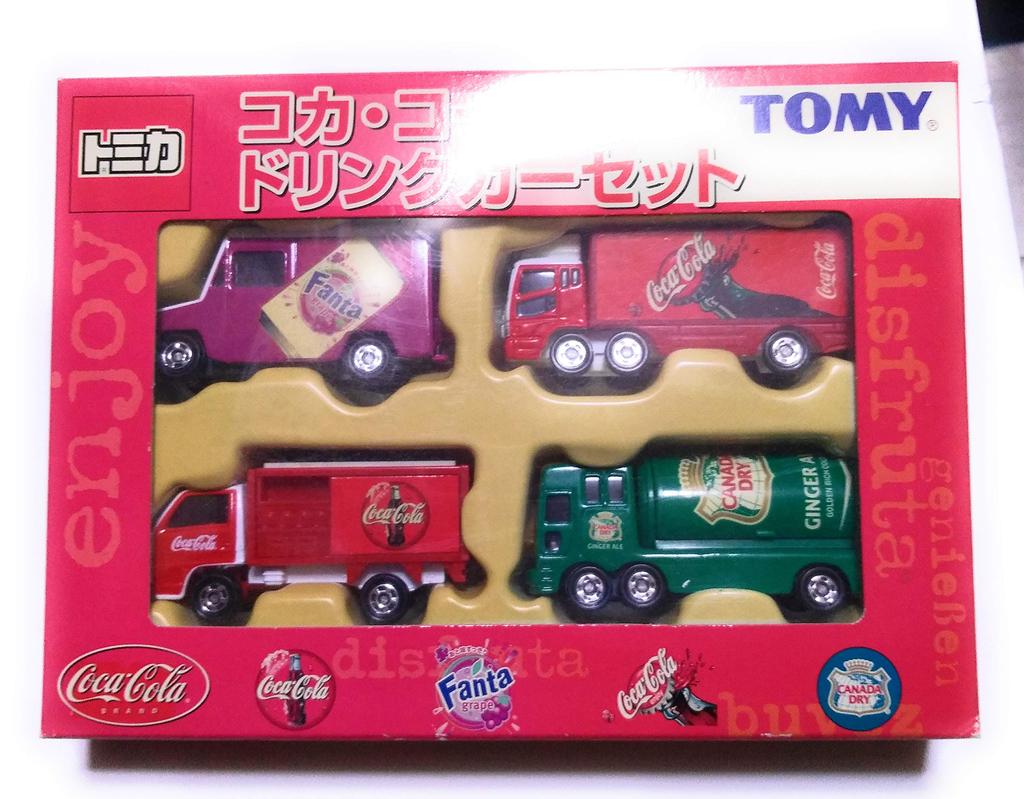 Tomica Coca-Cola Drink Car Set