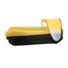 Outdoor Inflatable Sofa Couch Portable Inflatable Lounger Air Sofa for Camping Hiking Black Plus Yellow