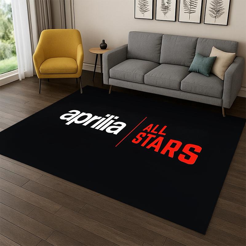 

Racing Car Aprilia Logo Moto Carpet Rug for Bedroom Living Room Sofa Playroom Doormat Home Decor,Kid game Area Rug Non-slip 40x60cm