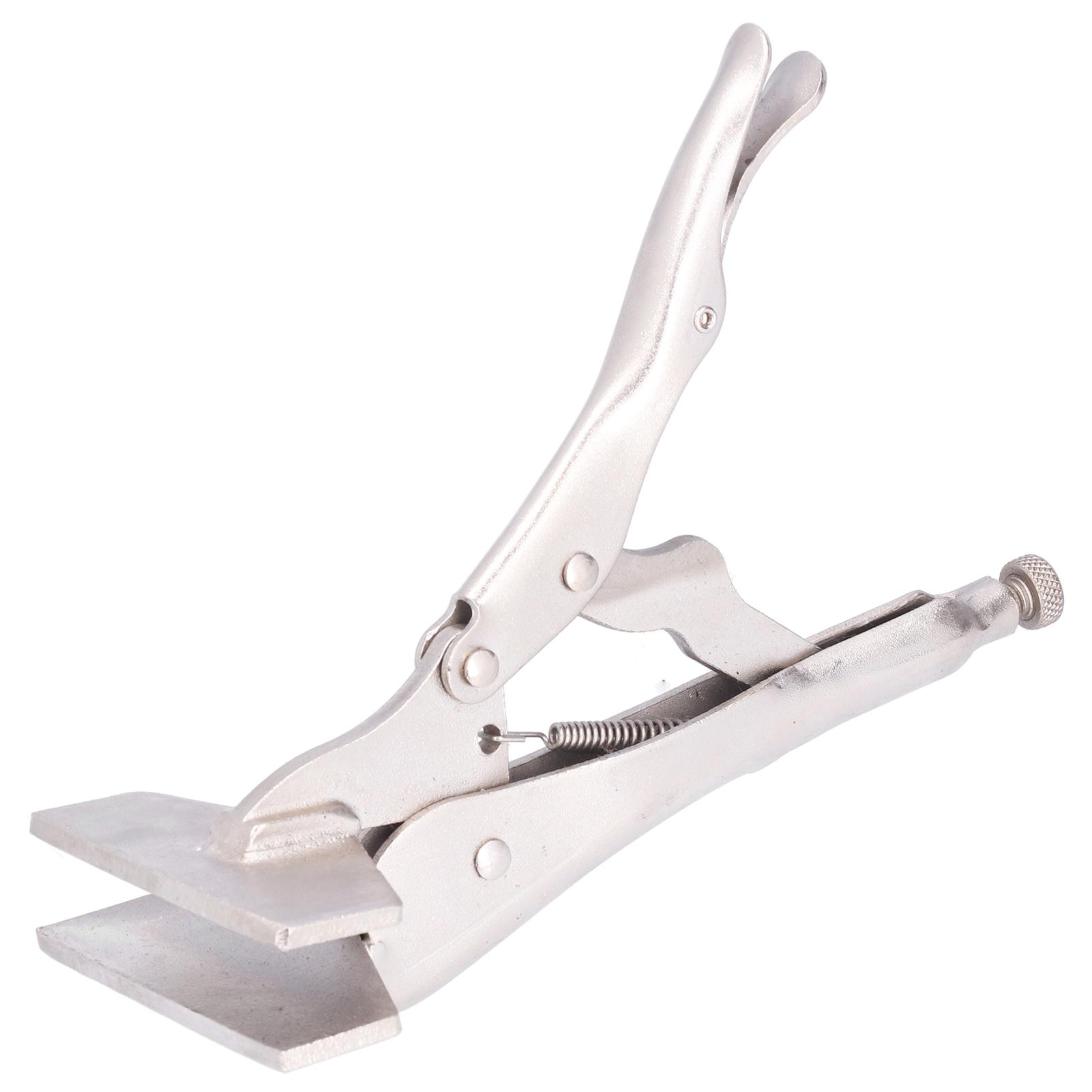 Flat Locking Pliers Steel Flat Head Vise Locking Grip Pliers for Connecting Welding Parts