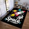 Cartoon Astronaut and Rocket Space-Themed Carpet for Kids Room Suitable for use as an anti-slip for living room bedroom sofas