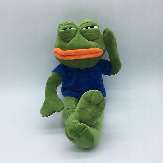 Peluche Rana Triste 42 Cm Rana Pepe Meme Divertente