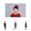 Hochwertiges Weihnachtself Kostüm Set für Kinder für Weihnachtsfeiern Cosplay Rollenspiel