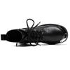 New Autumn and Winter Men's Boots Handsome Motorcycle Style Street Thick Soled Height Increasing Outdoor Leather Shoes