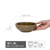 Retro Noodle Bowl Japanese Ceramic Bowl Salad Bowl Household Vegetable Bowl Instant Noodle Bowl Tableware Light Luxury High Value Soup Bowl Rice Bowl