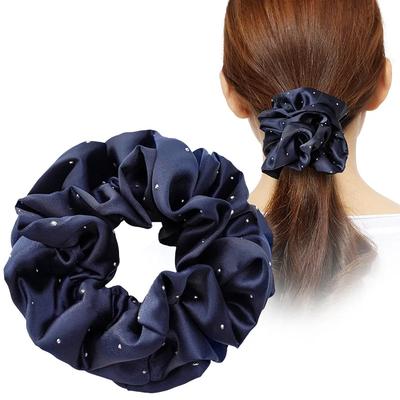 Goldener Samt-Stoff-Haarreif  Zigeuner-Dickdarmring  Französisches Retro-Hochleistungs-Satin-Haarseil  accesorios mujer