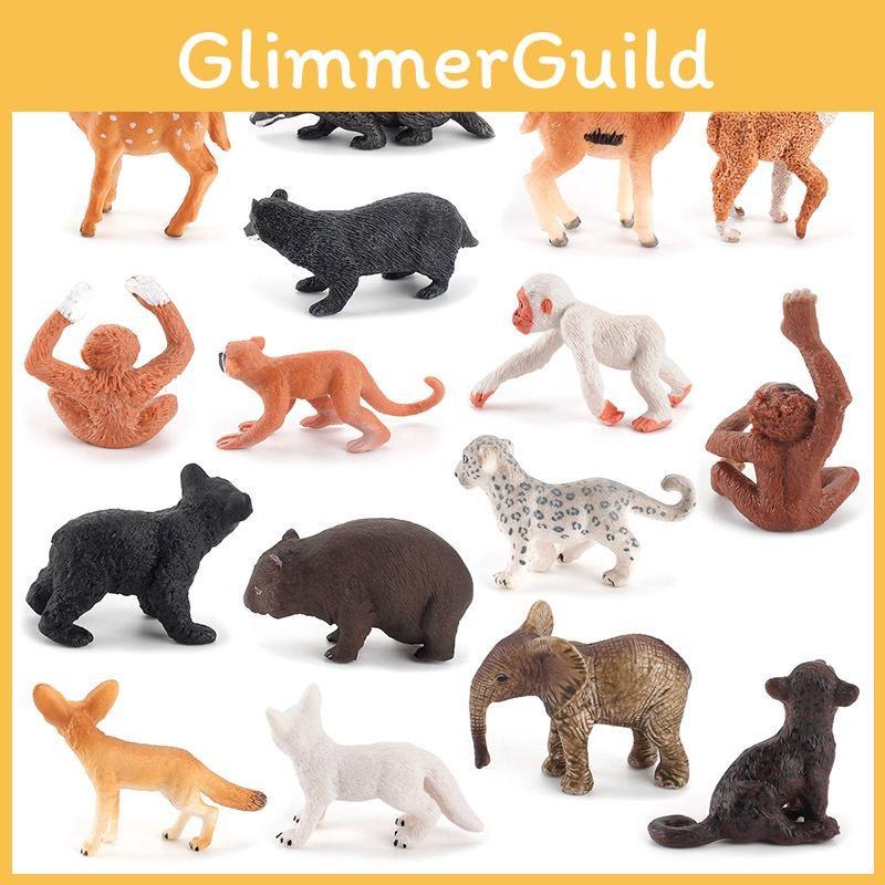 Realistic Deer Badger Animal Action Figures Pvc Toy For Childrens Learning Decor