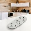 UK Folding Hinges Self-Supporting Table Cabinet Doors Hinge Flush Mounted Kits