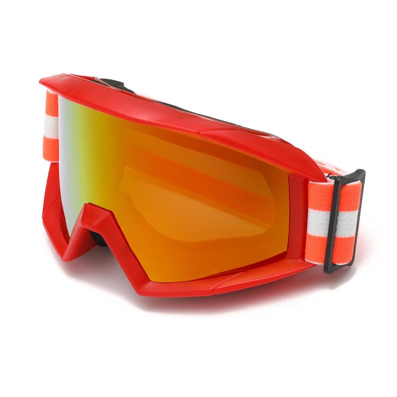 Anti-fog Mountaineering Ski Goggles with Mirror Box Outdoor Snow Wind Goggles