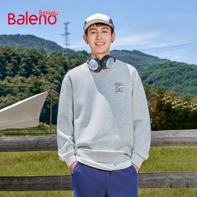 

Baleno Men s American Retro Crewneck Sweatshirt 5XL