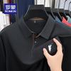 Men's Embroidered Non-Iron Long Sleeve Polo Shirt