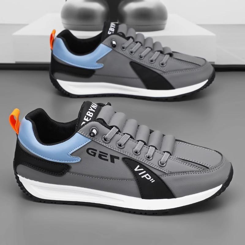 Forrest Gump Men's Shoes Autumn Sports and Leisure Soft-soled Flat Shoes Work Non-slip and Wear-resistant One-pedal Black Labor Insurance Tide Shoes