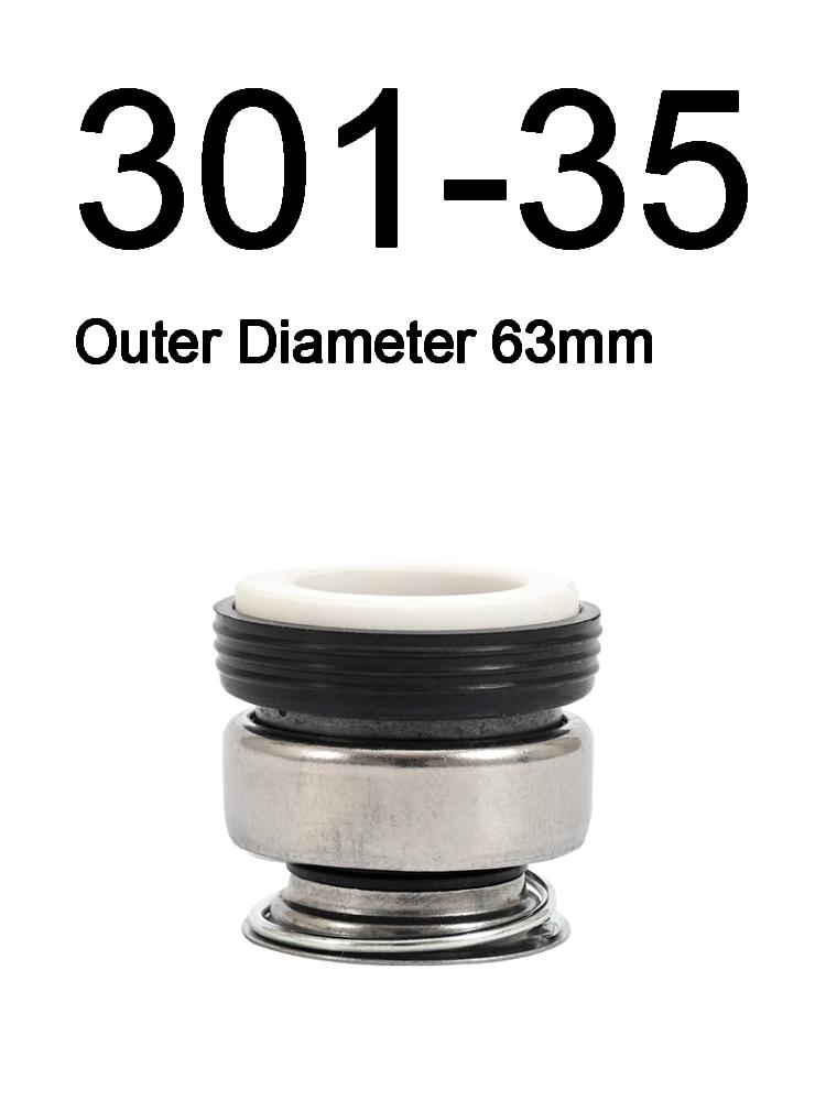 1PC of 301 Series 8 10 12 13 14 15 16 17 18 20 22 24-55mm Single Coil Spring Mechanical Shaft Seal For Circulation Water Pump