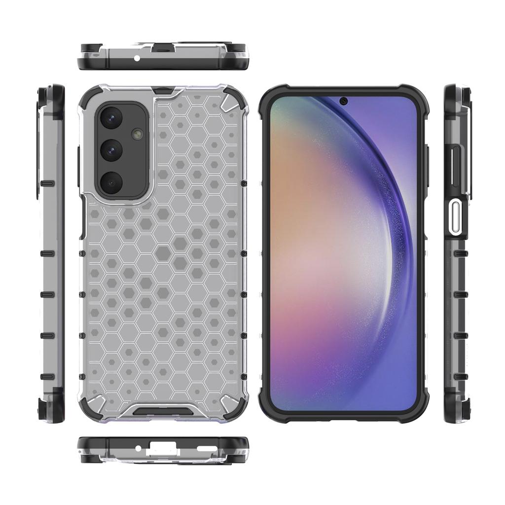 For Samsung Galaxy M35 5G Case PC+TPU Phone Cover Honeycomb Shape
