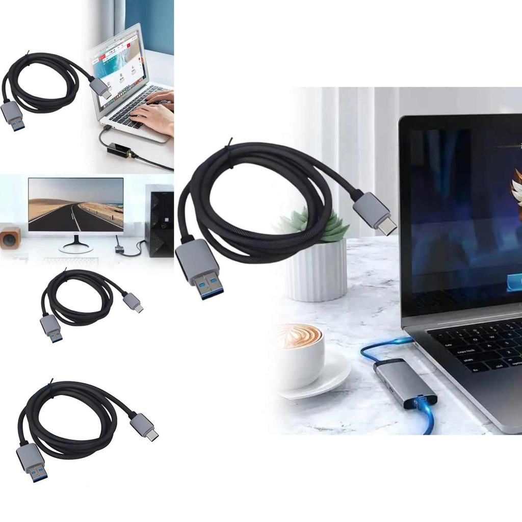 Data Cable Braided Charging Cord With Fast Charging For Smartphone And Tablet Use