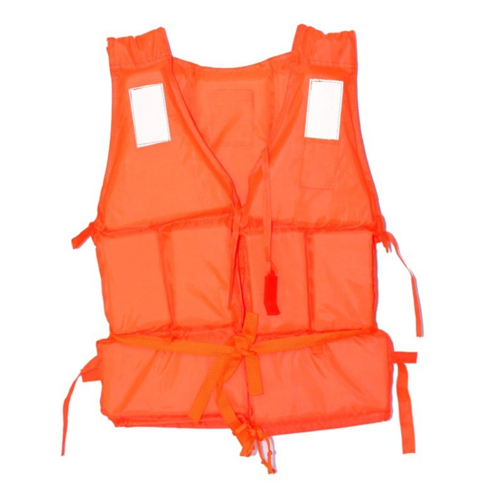 Life Jacket Safety Vest Adjustable Buoyancy Aid Vest for Fishing Swimming Water Reservoir Rescue and Disaster Relief Use