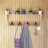 6Pcs Coat Hooks Wall-Mounted Towel Hanger For Coat Hats Clothing Home Storage Hooks Wall Double Hook Towel Hanger