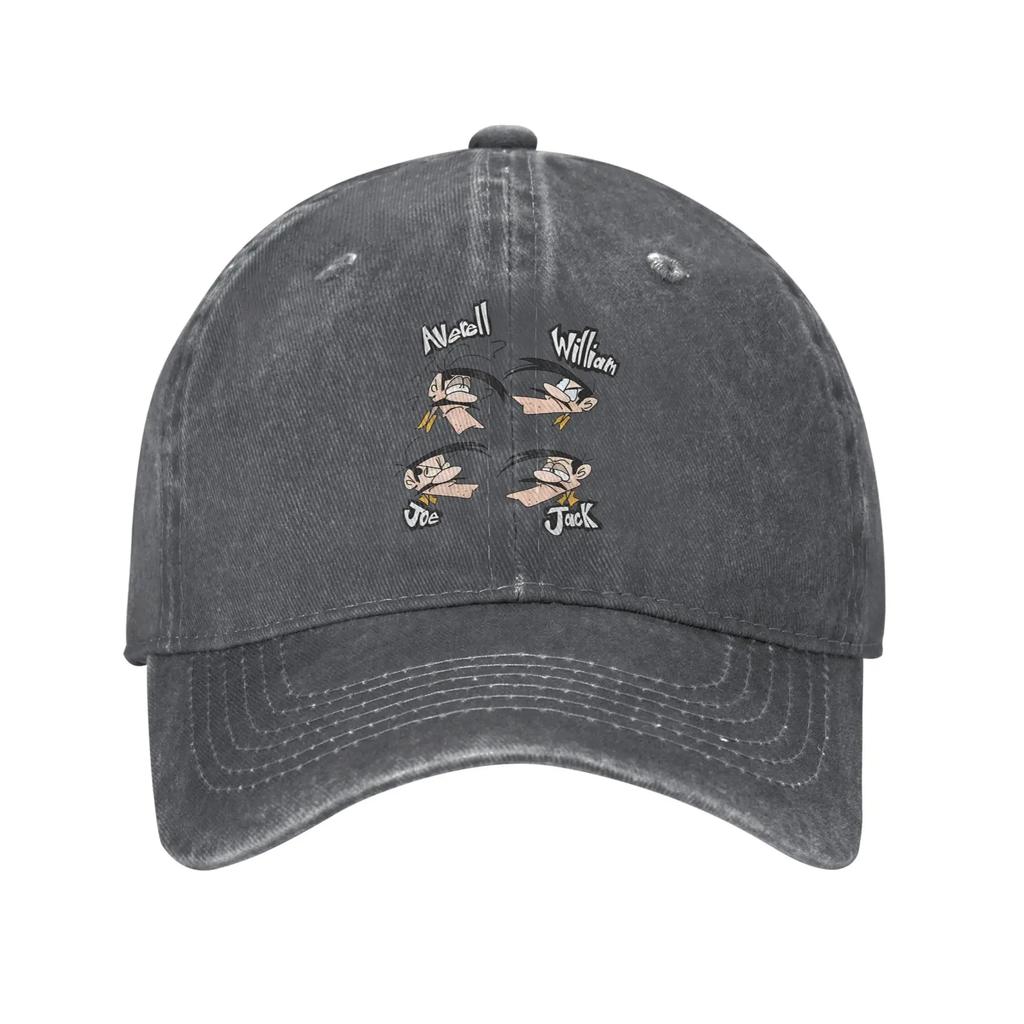 Lucky Luke the Daltons Comedy Unisex Baseball Cap Funny Cartoon Distressed Washed Hats Cap Fashion Outdoor Adjustable Sun Cap