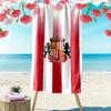 SAFC Logo Strandtuch, Großes Weiches Schnelltrocknendes Handtuch für Strand Camping Schwimmen