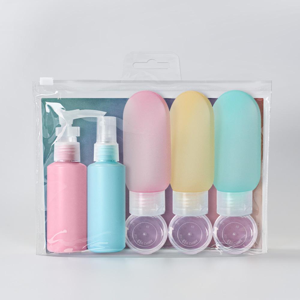 Portable pp Pump Empty Spray Bottle Plastic 30ml 50ml 80ml Fine Mist Spray Bottle Travel Set 4 in 1 0.3mm&60ml*5