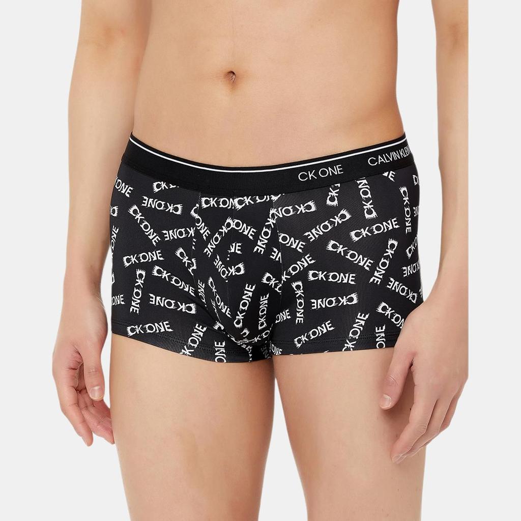 Calvin Klein Logo Lightweight Breathable Fitted Boxer Briefs Men underwear Black NB2225-1BW