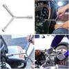 ADOFUN Y-Type Hex Wrench, 3-Way Socket Wrench, 11mm, 13mm, 15mm Length, Hex Key Wrench Spanner, CR-V Y-Type Hex Wrench Repair Tool, Multi-Tool for Bic