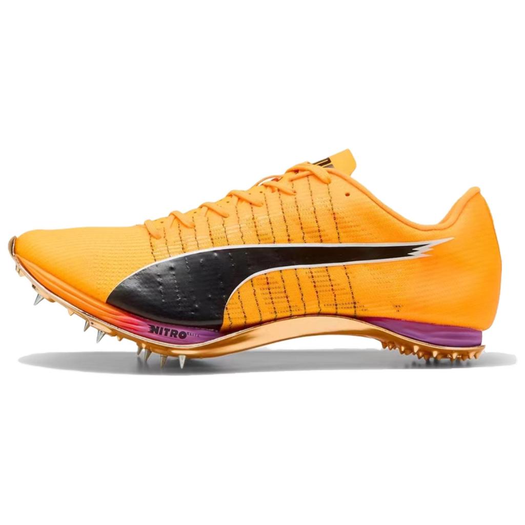 Puma evoSPEED 400 Nitro Elite 2 Sun Stream Pure Magenta Unisex Cleats Yellow Black 311854-01