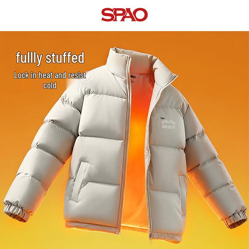 SPAO Zimowa kurtka puchowa unisex z kołnierzem stojącym