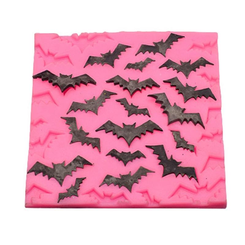 Halloween Wing Bat Cake Silicone Mold Bat Shape Cupcake Chocolate Mold Halloween Party Fondant Mold Baking Tool Women