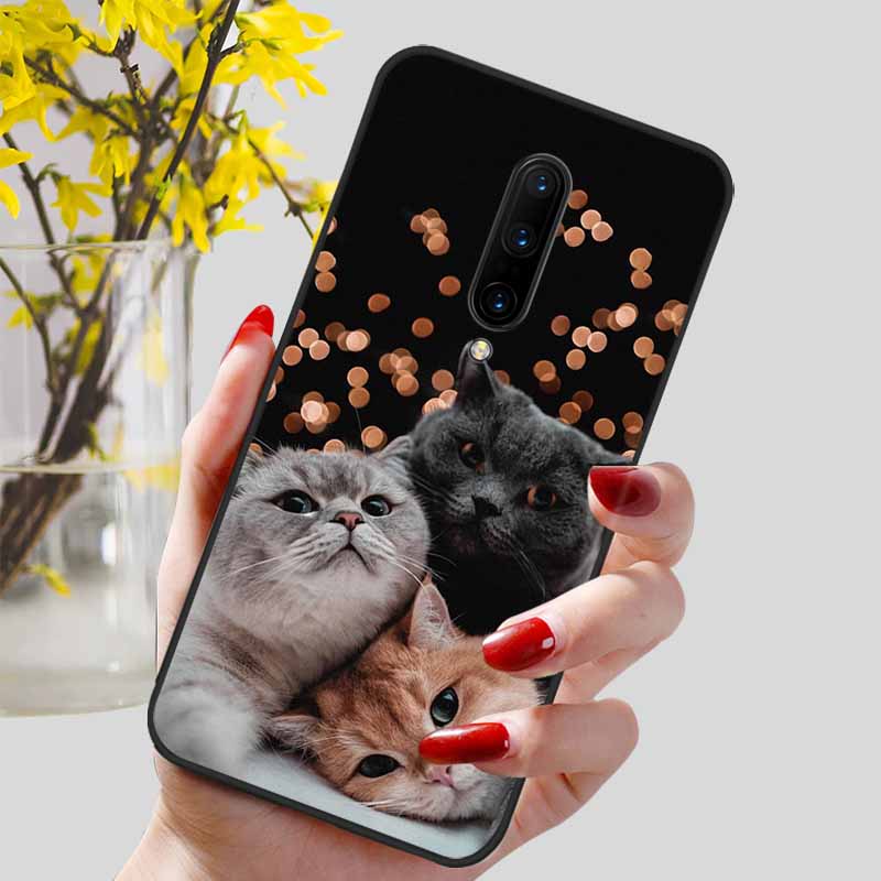 Phone Cover For Oneplus 7 Pro Case Lovely Printed TPU Silicon Soft Capa On for One Plus 7 7T Pro Oneplus7 7Pro Protection Covers
