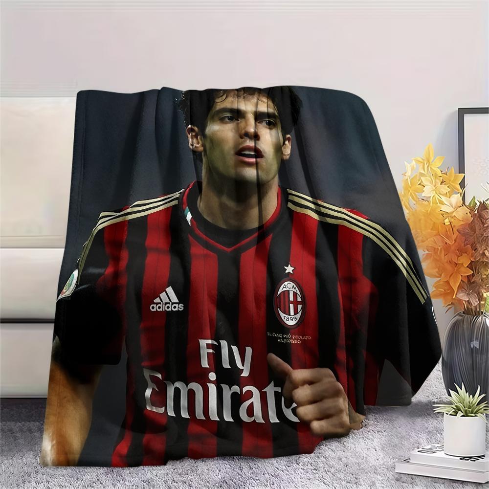 Brazilian footballer Kaká pattern Flannel Blanket, High quality Comfortable for All Seasons, Home Decor, Warmth and Comfort, Perfect for Gifts.