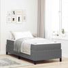 Bed Frame with Mattress Light Grey 80 x 200 cm Fabric