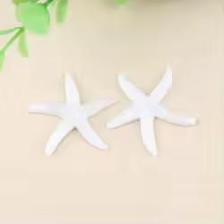 E-Commerce Firm Sale 40mm Flatback Resin Cabochons Large Starfish Design with Artificial Sea Theme for Souvenirs