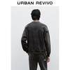 UR Men's Fashion Badge Long Sleeve Thin Fleece T-Shirt