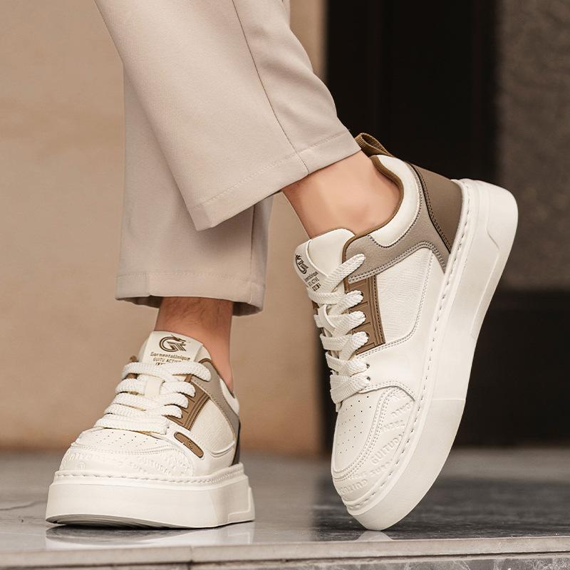 Low-top soft-soled leather classic trendy comfortable cushioning sports skateboard shoes can be worn in all seasons