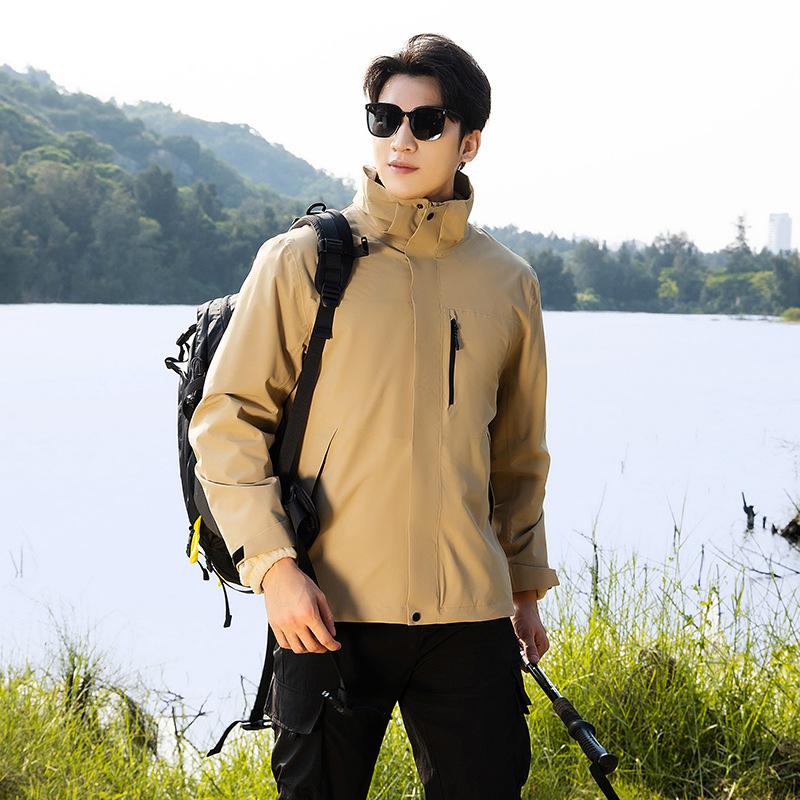 Jackets for Men, Three-in-one Jackets for Women, Outdoor Windproof and Waterproof Hidden Jackets, Mountaineering Jackets