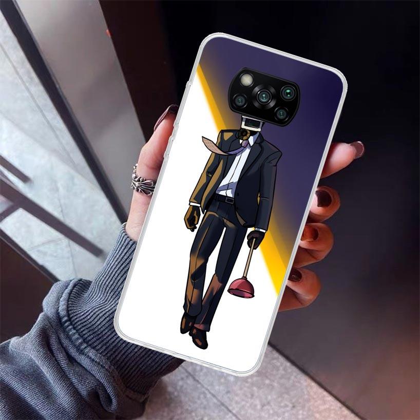 S-Skibidi Toilet Mobile Cell Phone Case For Xiaomi Poco X7 X6 X5 Pro F7 Ultra Redmi 15C 15 13 13C 12 12C 10 10A 10C 9 9A 9C 9T S