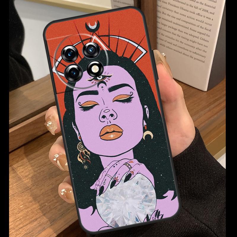 Hippie Grunge Art Case For OnePlus 15R 13R 13T 12R 15 13 12 11 10 Pro 10T Nord CE 3 4 Lite N20 N30 Nord 5 Cover