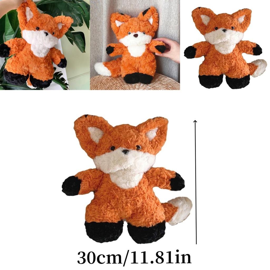Wenhin Anime Fox Plush Toy Cute And Soft Fox Doll For Girls Perfect For Cuddling And Sleeping 30cm