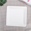 20pcs Square Disposable Paper Plates Cake Food Dishes Children Drawing DIY Crafts ToysM 20cm