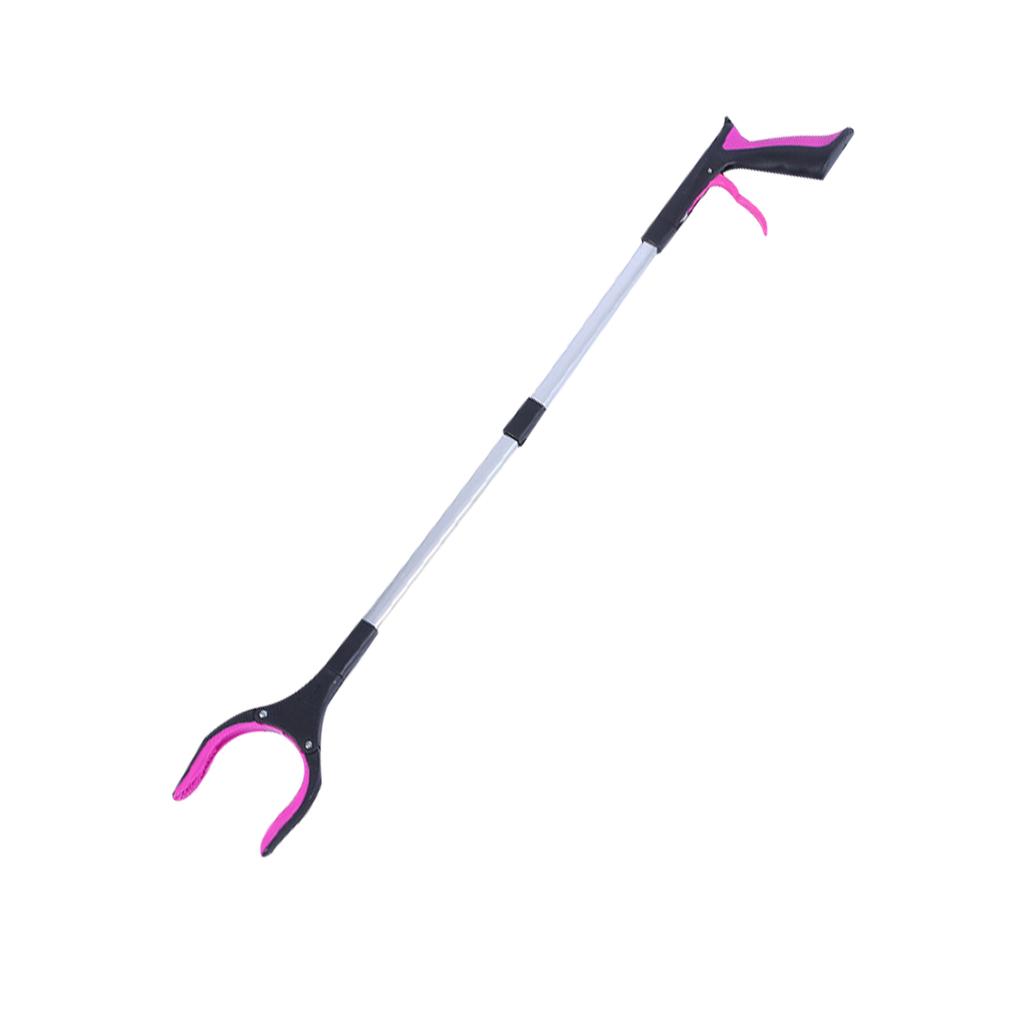 Foldable Pet Dog Outdoor Poop Clip Garbage Grabber Gripper Extender 32 Inch With Non-slip Jaws Lightweight Elderly Grabbing Tool