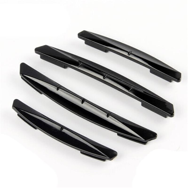 4pcs/set Car Anti-collision Strip Car Door Side Anti-collision Decorative Guard Plate Anti-scratch Car Accessories