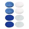 8pcs Car Polishing Pad Bonnet Set Microfiber Cotton Wool Coral Fleece Buffing Pad Cover for 6in Car Polisher
